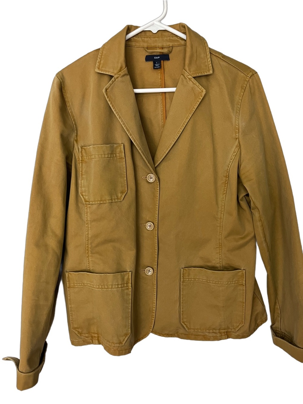 GAP Lightweight Jacket in Mustard